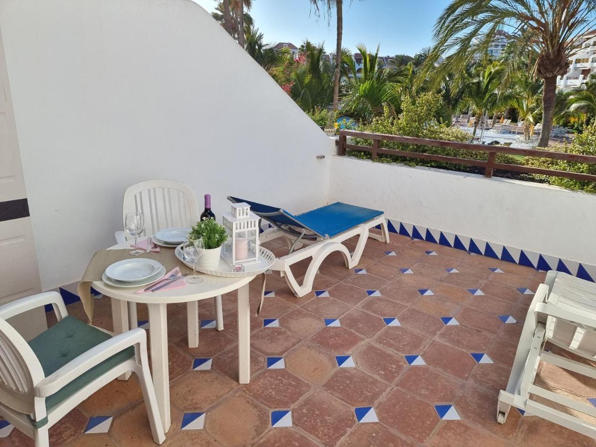 Studio Apartment No 1 Directly On The Beach And Sea, Terrace, Heated Pool, Wifi Плая де лас Америкас Екстериор снимка